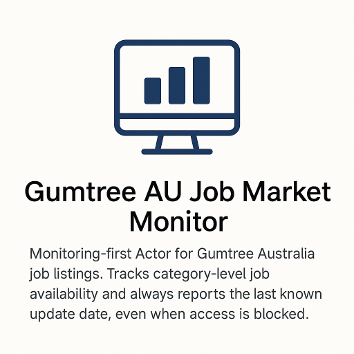 Gumtree AU Job Market Monitor