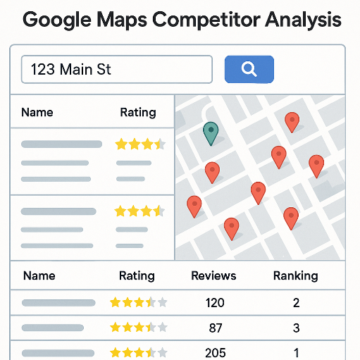 Google Maps Competitor Analyzer