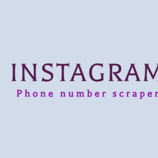 Instagram Phone Number Scraper