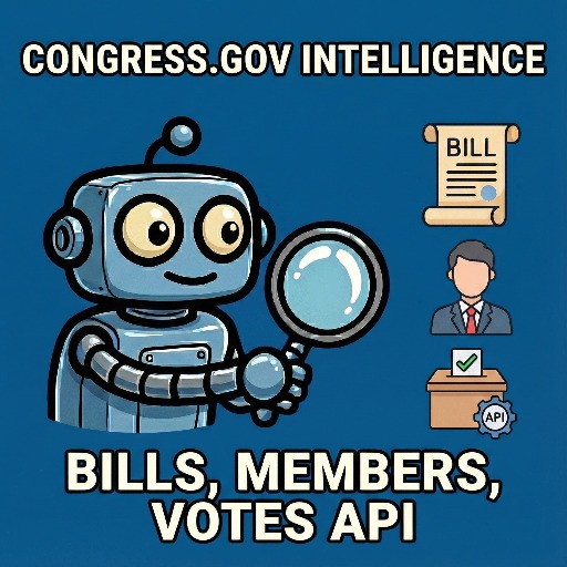 Congress.gov Intelligence - Bills, Members, Votes API