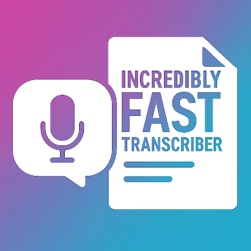 INCREDIBLY FAST audio transcriber avatar