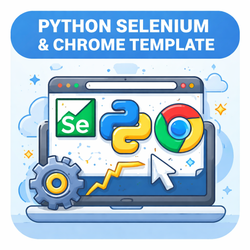 Python Selenium & Chrome template