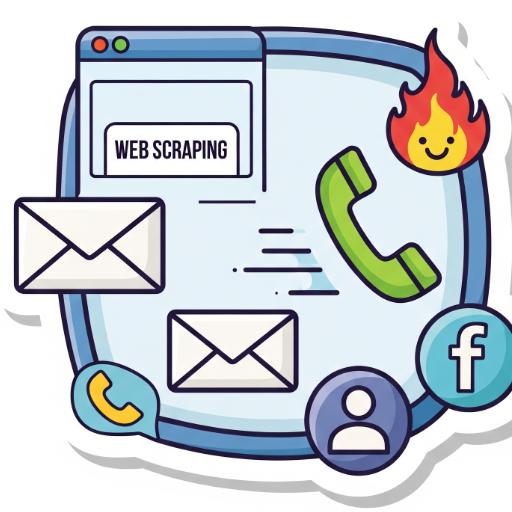 Instantly Scrape Emails, Phones & Social Media from Any Site 🔥