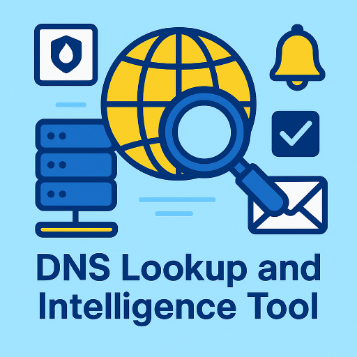DNS lookup API:  Intelligence & Security Analyzer