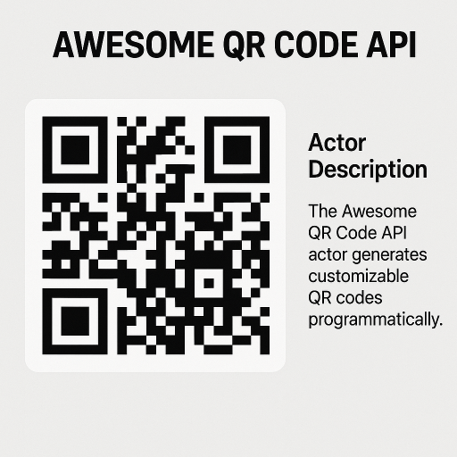 Awesome QR Code Api Actor