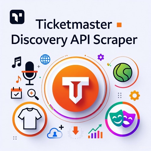 Ticketmaster API Events Scraper  | Concerts, Sports, Theater